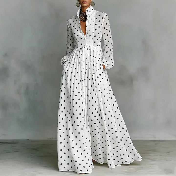 Taylor Polka Dot Maxi Dress
