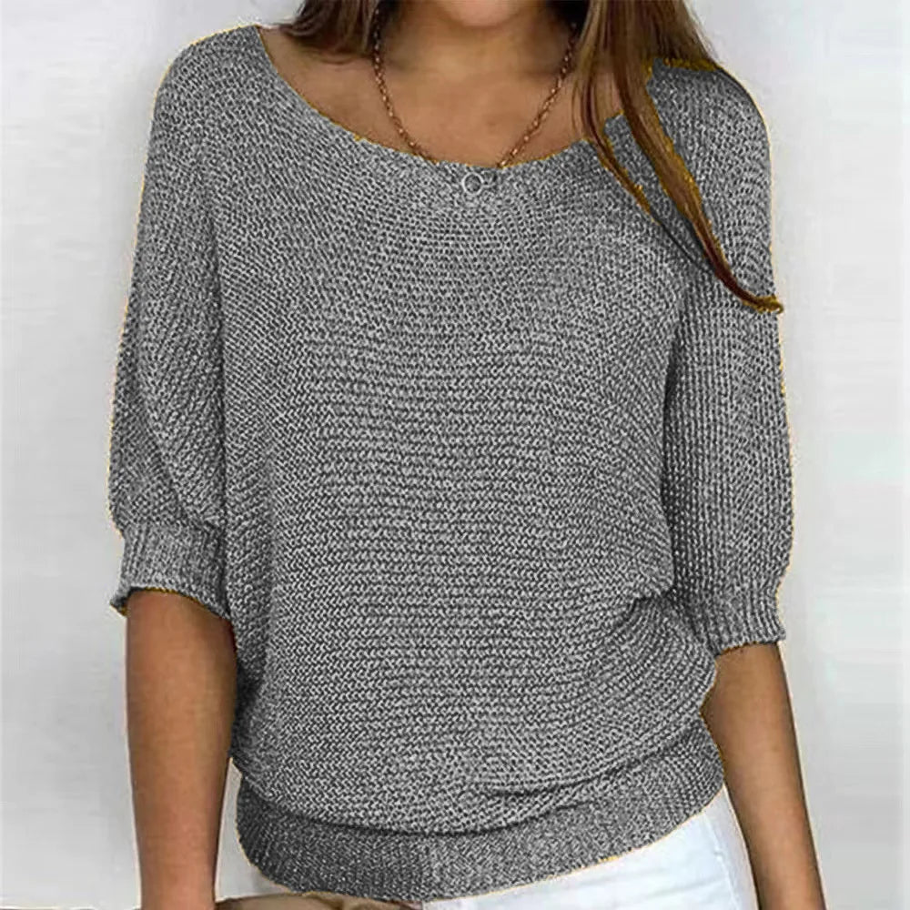 Bianca Ribbed Cuff Knit Top