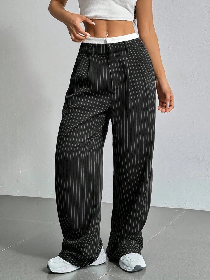 Sutton Classic Striped Pants