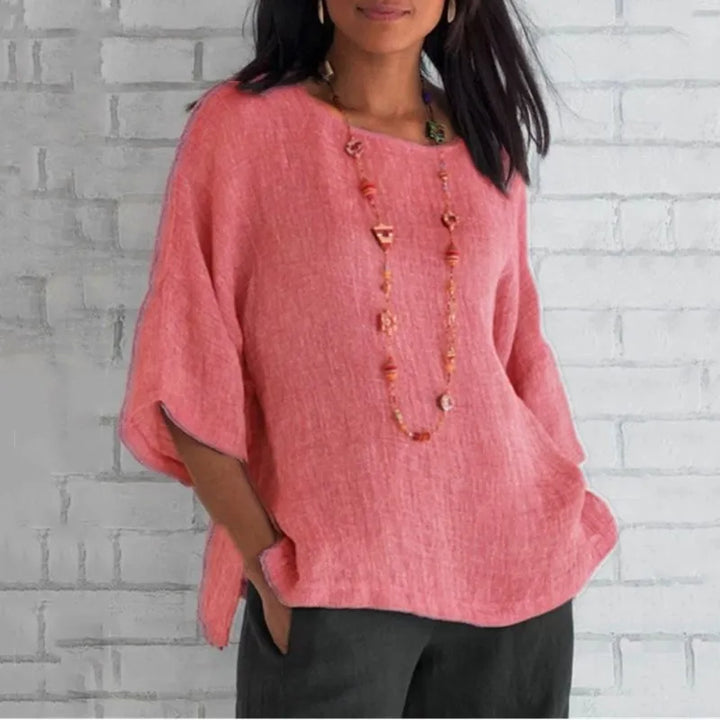Elissea Relaxed Cotton Blouse
