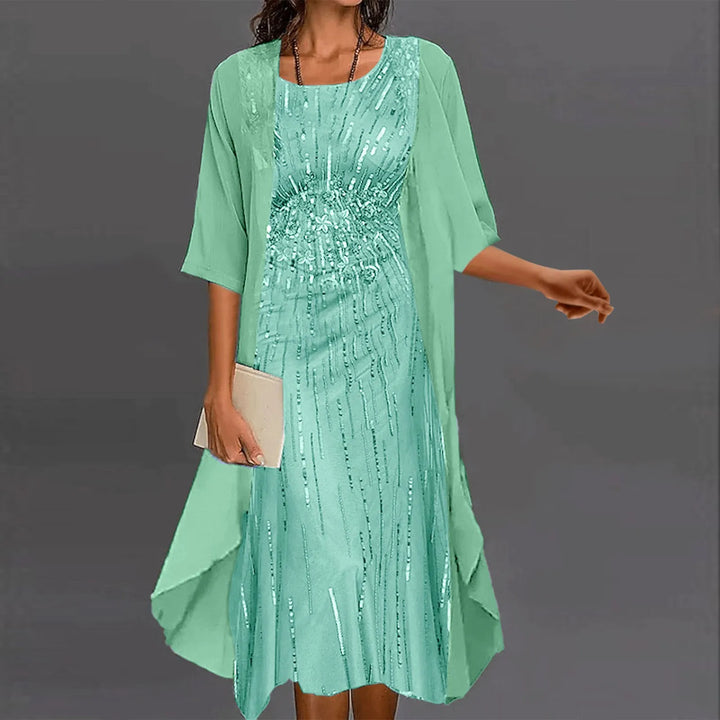 Eleanora Sequin Wedding Guest Dress