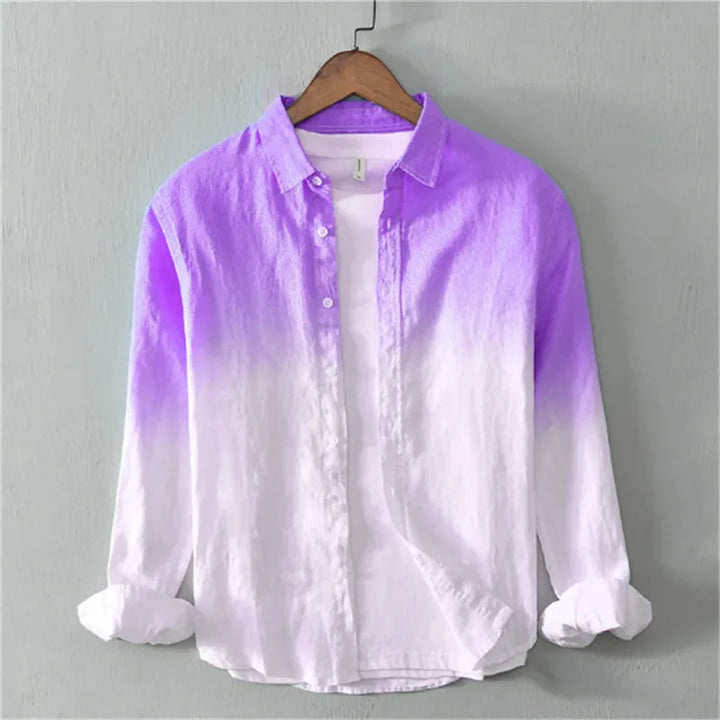 Ethan Ombre Button Front Shirt