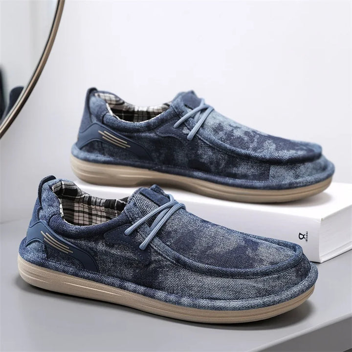 Lusso Washed Canvas Loafers