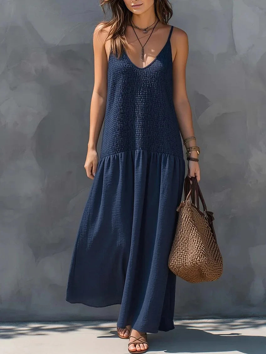 Tacia Sophisticated Boho Maxi Dress