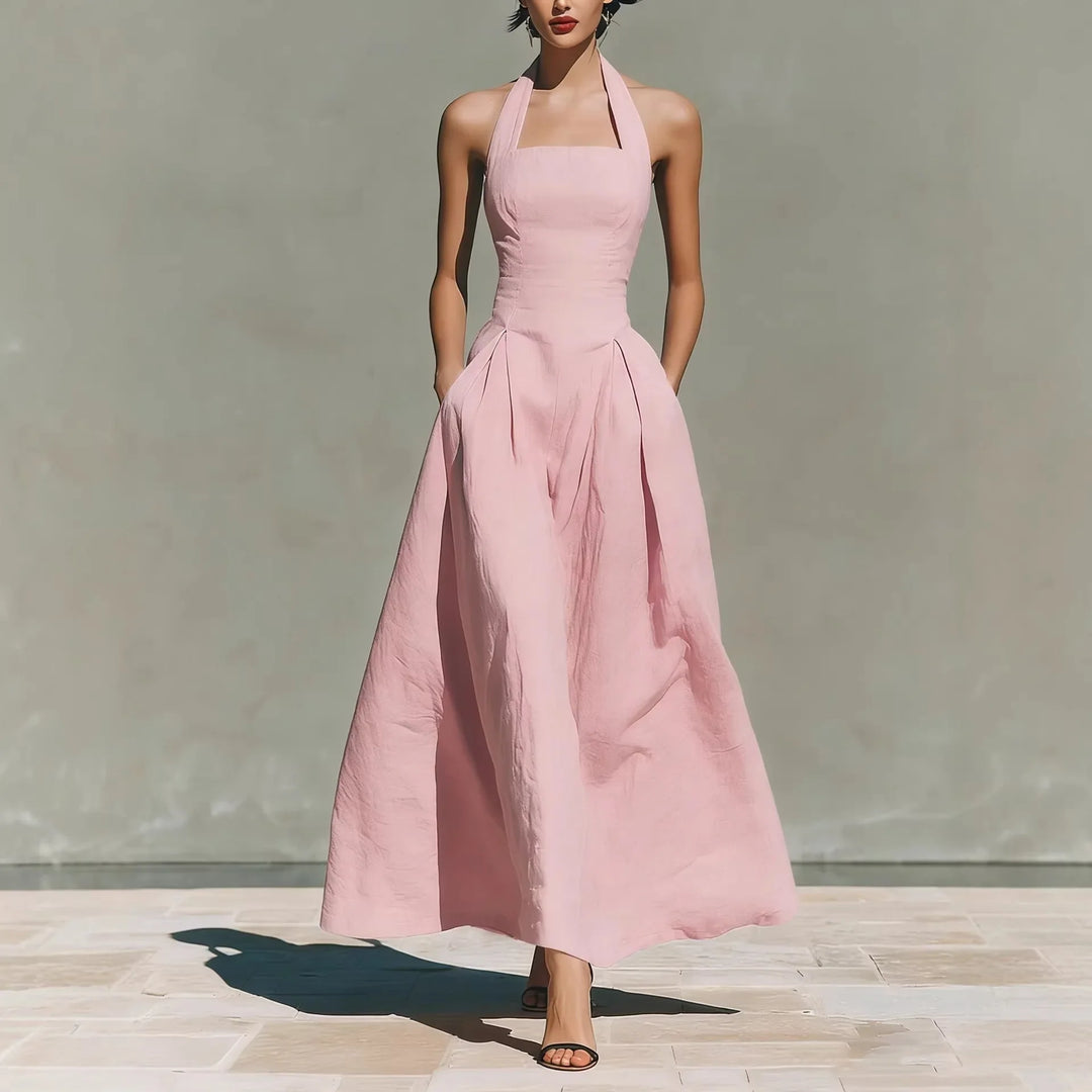 Antonio A Line Flowy Maxi Dress