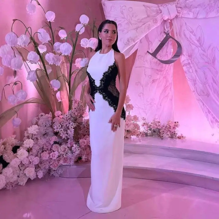 Zorelle Elegant Lace Maxi Dress