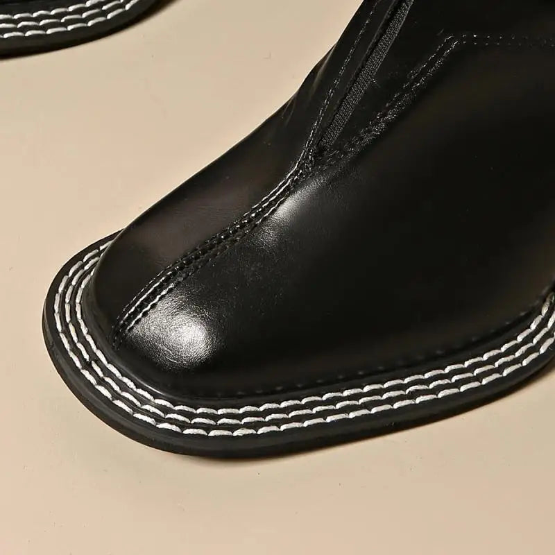 Rosalind Contrast Stitch Loafers
