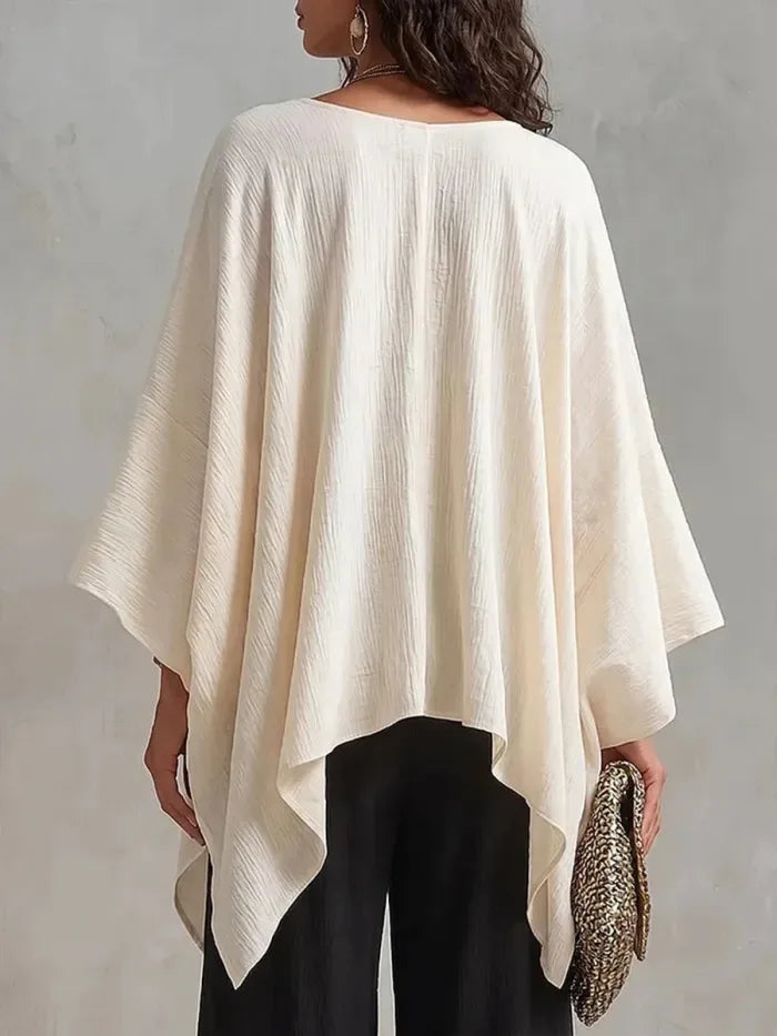 Kaylee Batwing V Neck Blouse