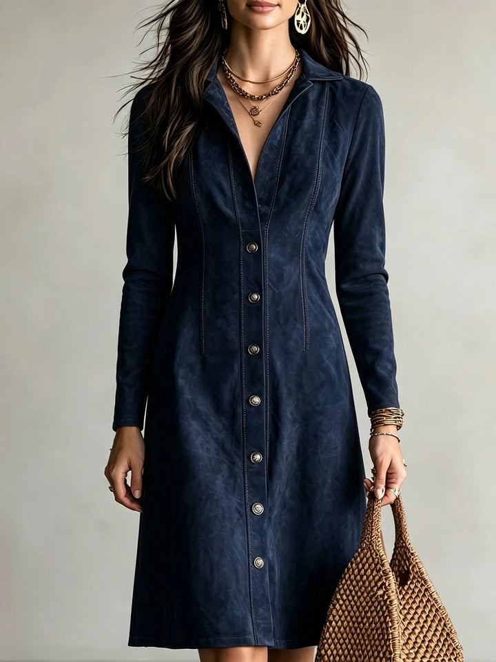 Keltie Button Front Shirt Dress