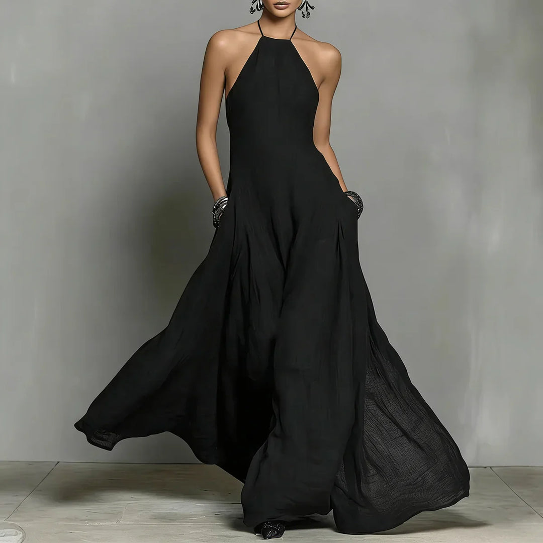 Juliana Flowy Sleeveless Party Dress