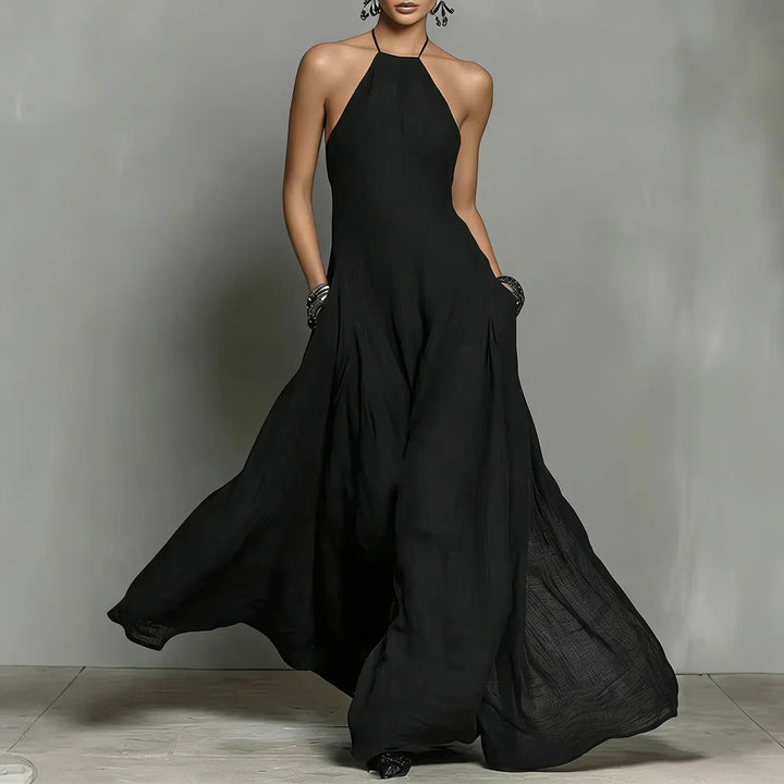 Juliana Flowy Sleeveless Party Dress