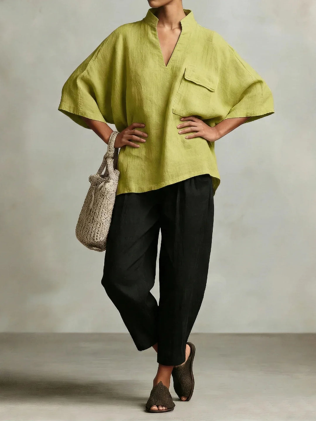 Livienne Poncho Co-Ord Set