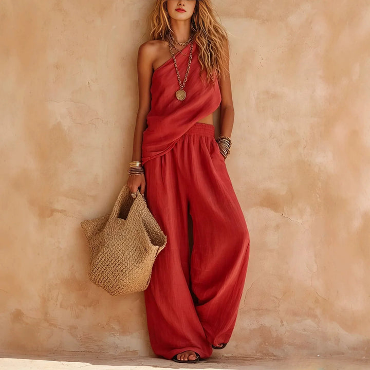 Bianca One Shoulder Lounge Set