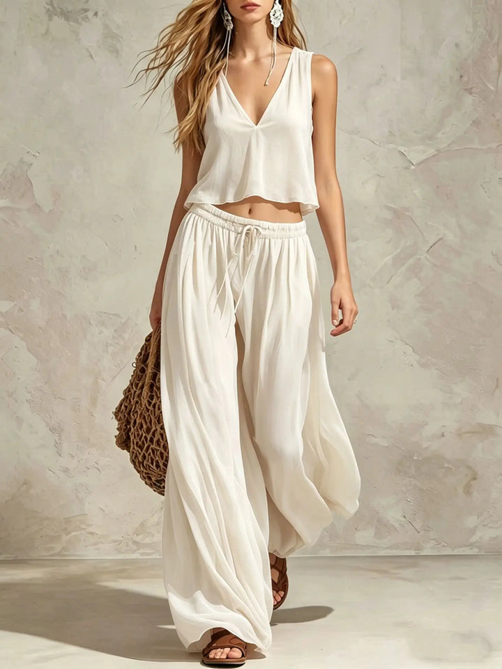 Coris Wide Leg TwoPiece Set