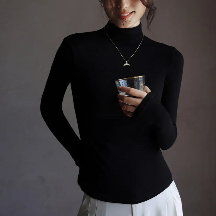 Eliana Mock Neck Knit Top