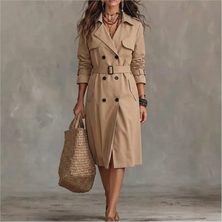 Sabrina Double Breasted Trench