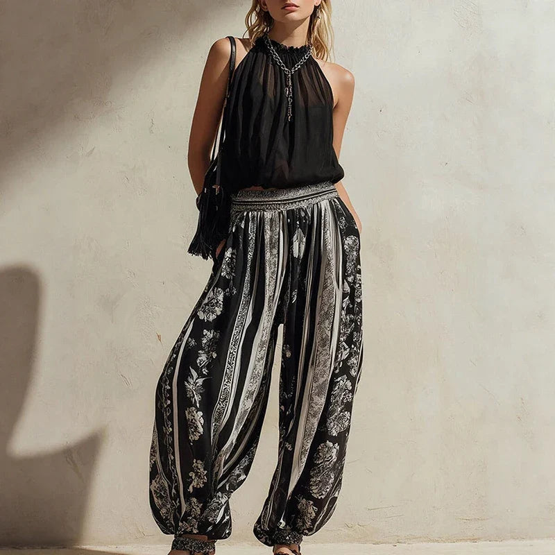 Tasha Printed Wide Leg Set