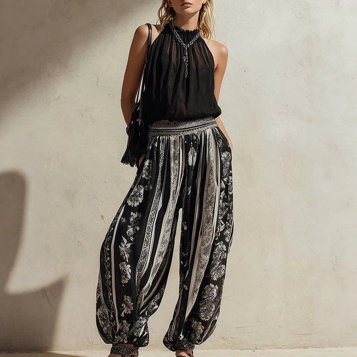 Tasha Printed Wide Leg Set