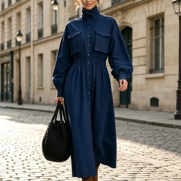 Harlow Flap Pocket Shirt Dress