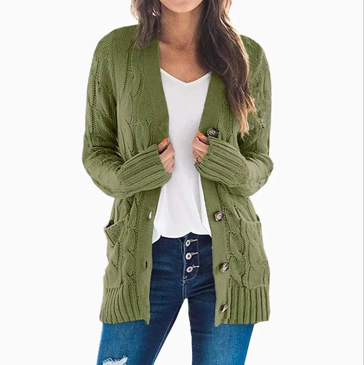 Adrienne Cable Knit Cardigan
