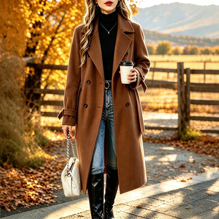 Vesna Double Breasted Wool Coat