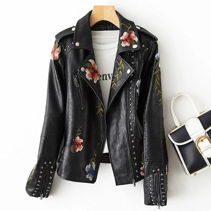 Quinn Studded Leather Jacket