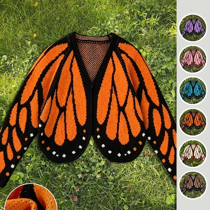 Amore Open Front Butterfly Cardigan