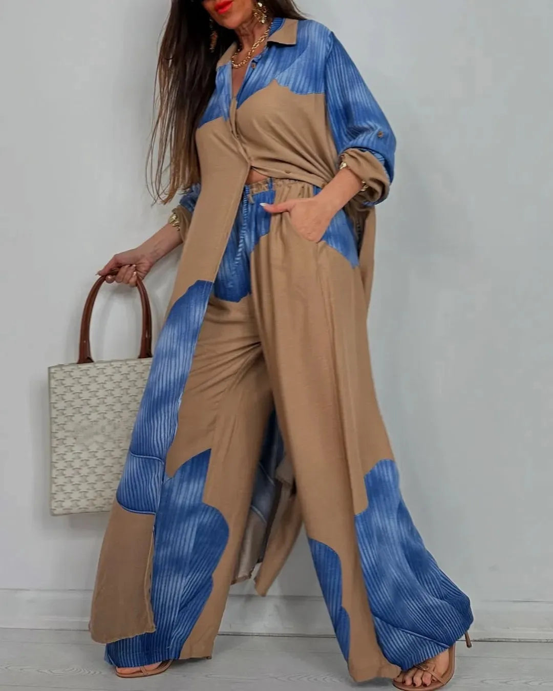 Rachel Long Sleeve Boho Matching Set
