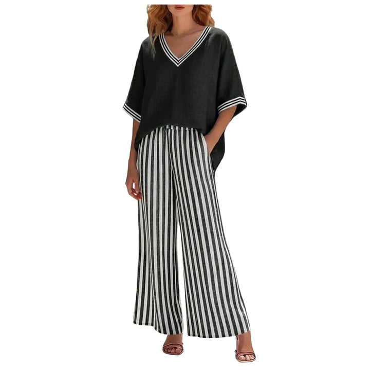 Julissa Striped Two Piece Set
