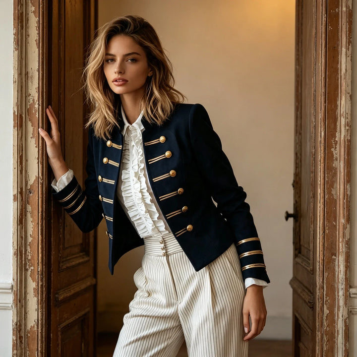 Fiora Tailored Military Jacket.