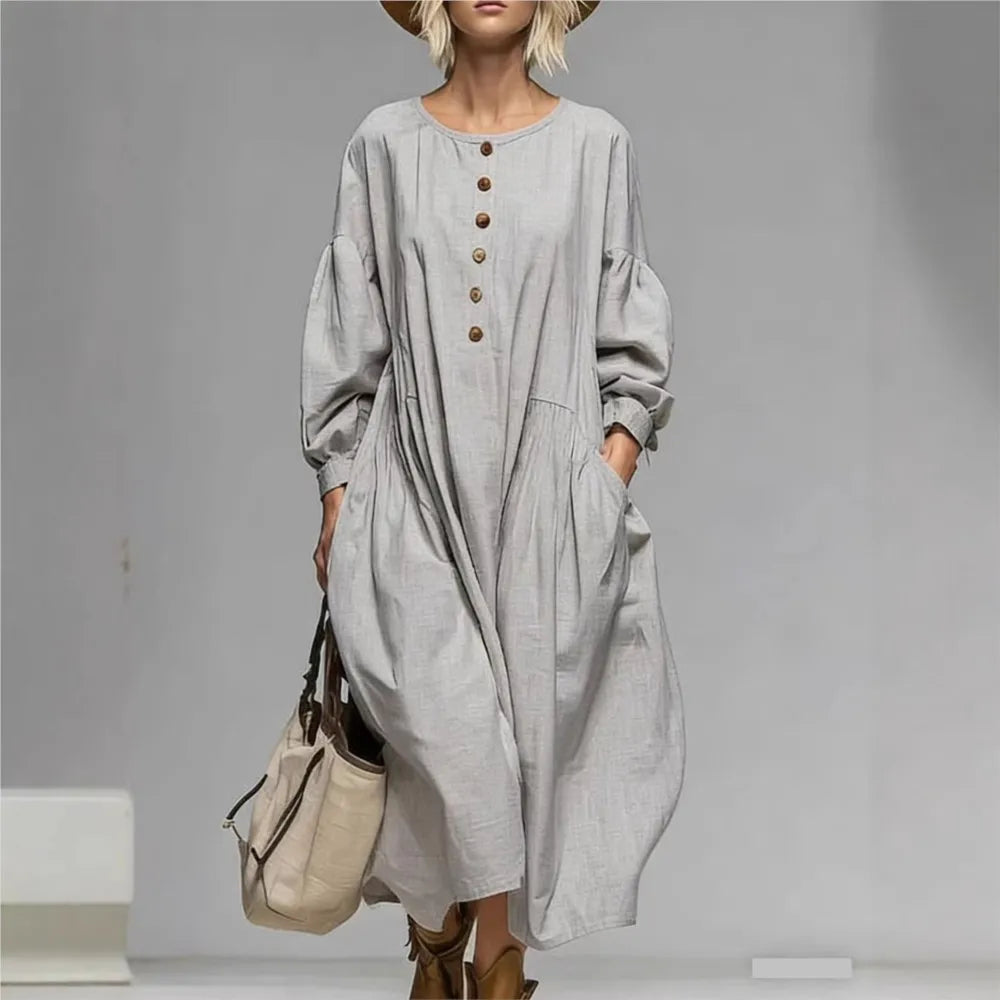 Solana Lightweight Summer Midi Dress