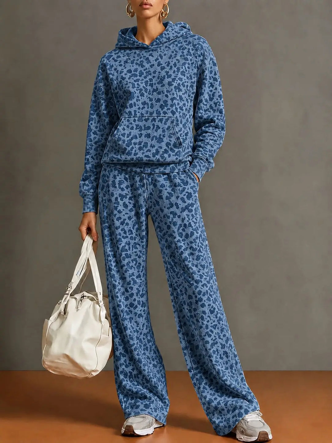 Fernanda Leopard Print Sweatsuit