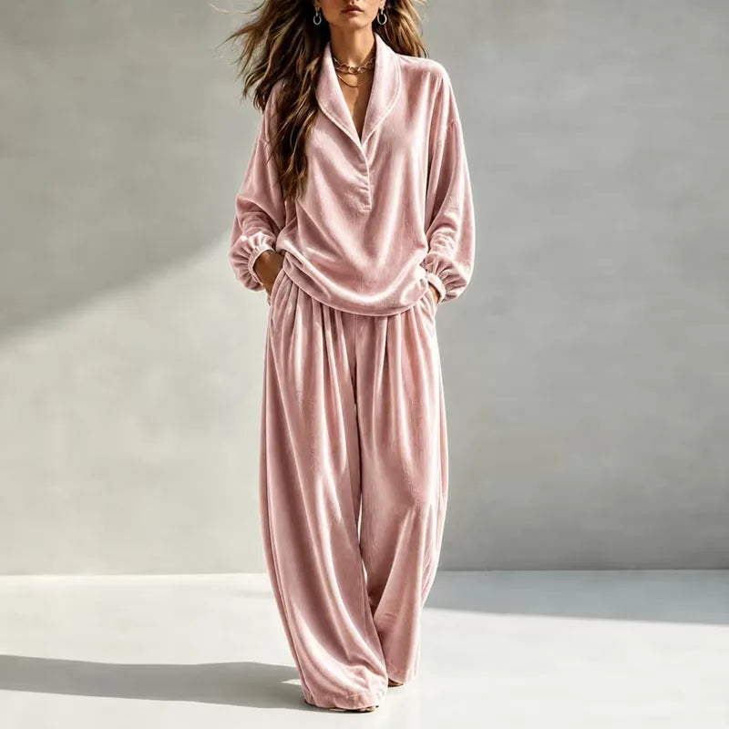 Laurel Velvet Wide Leg Set