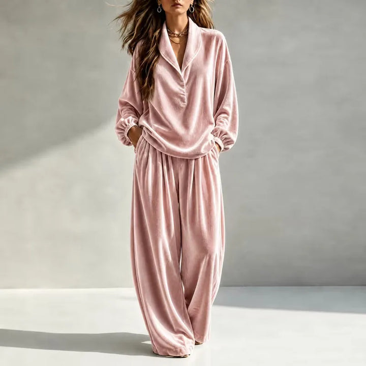 Laurel Velvet Wide Leg Set