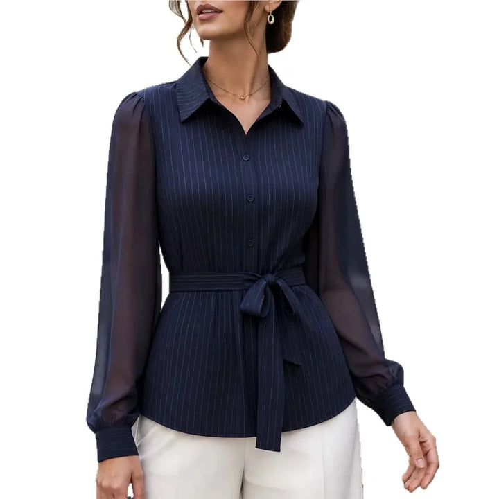 Odalys Belted Waist Blouse