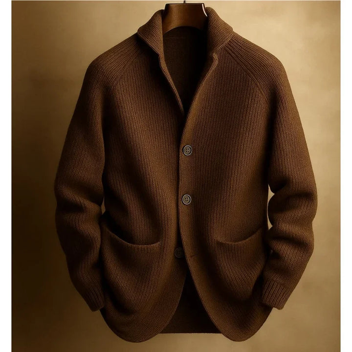 Tristan Ribbed Knit Blazer Cardigan