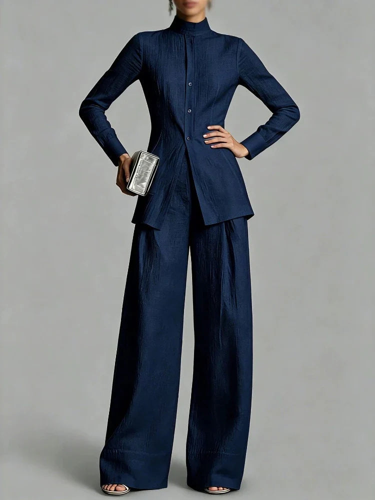 Rosamund Peplum Two-Piece Set