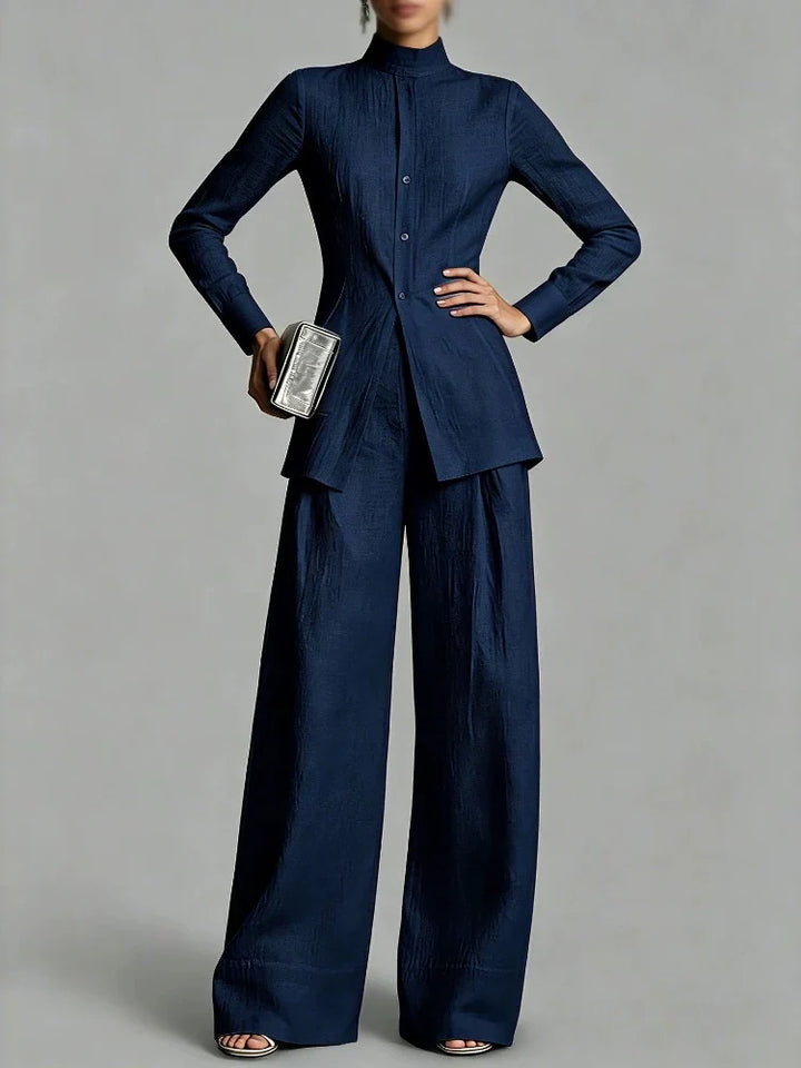 Rosamund Peplum Two-Piece Set