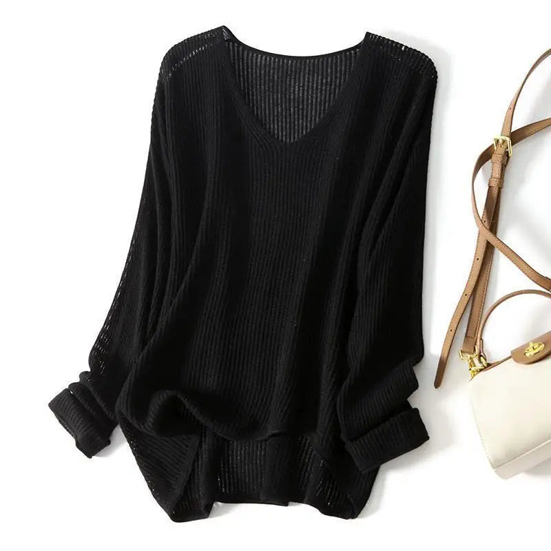 Sandra Hollow Knit Sweater