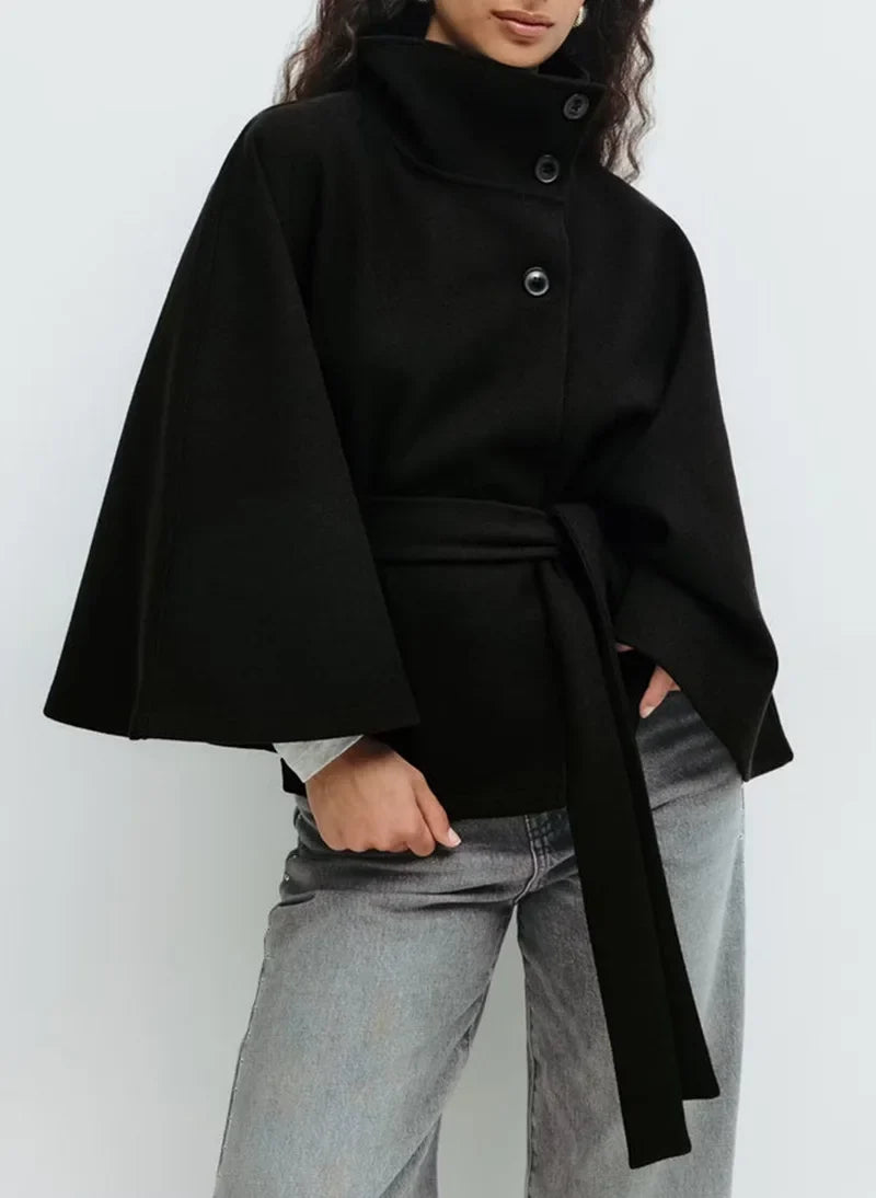 Fenella Belted Cape Jacket