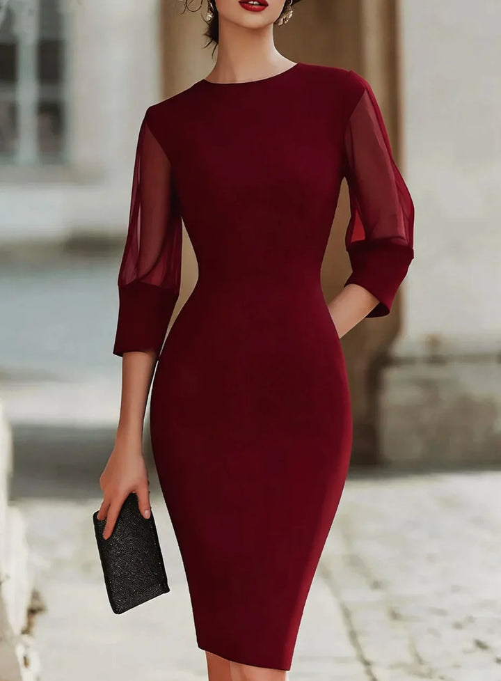 Mariselle Semi Formal Midi Dress