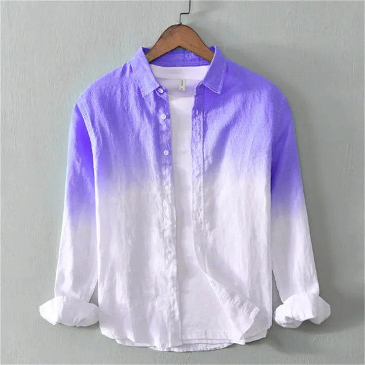 Ethan Ombre Button Front Shirt