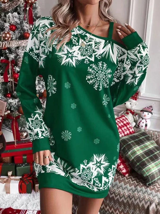Noelle Snowflake Christmas Dress