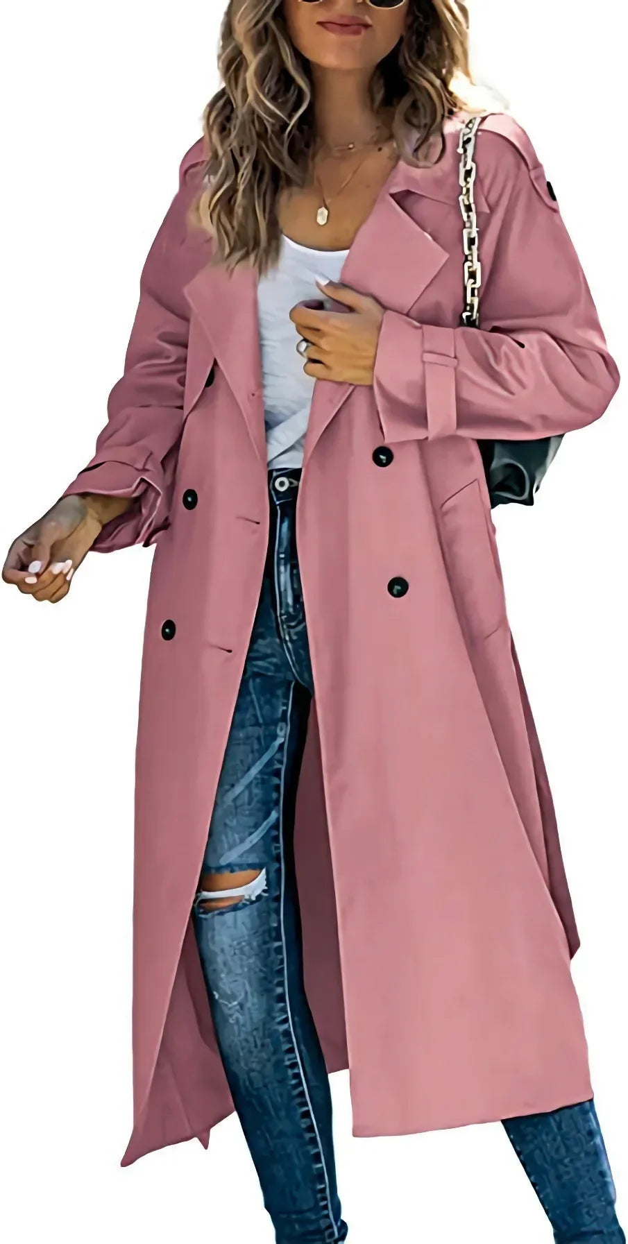 Juniper Double Breasted Trench Coat