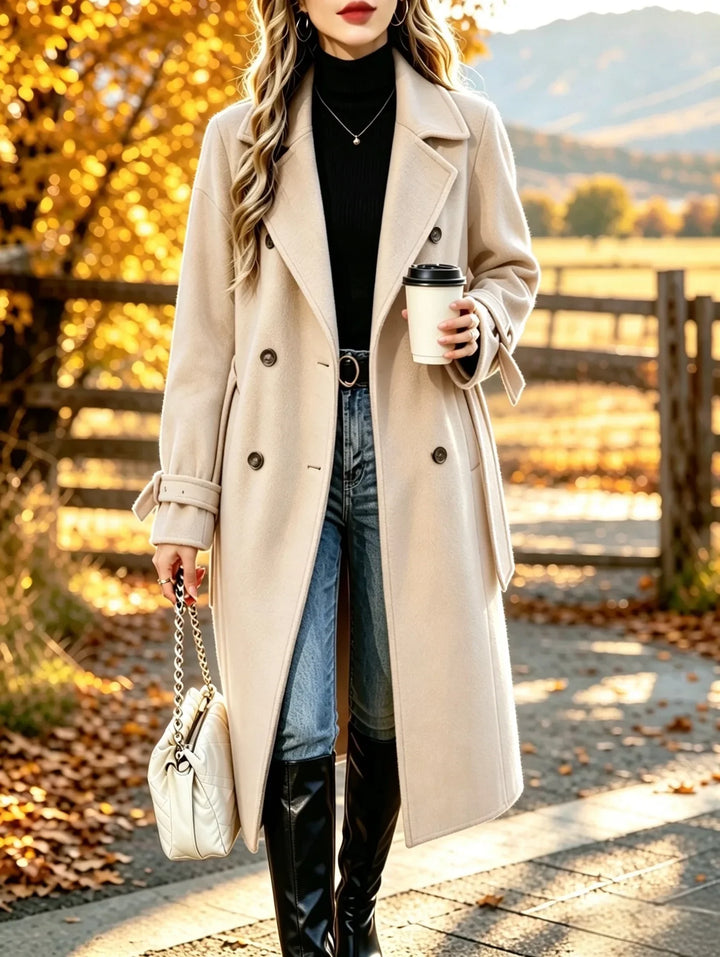 Vesna Double Breasted Wool Coat