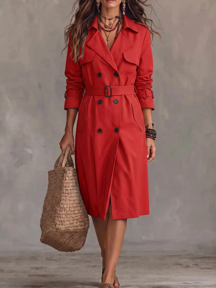 Sabrina Double Breasted Trench