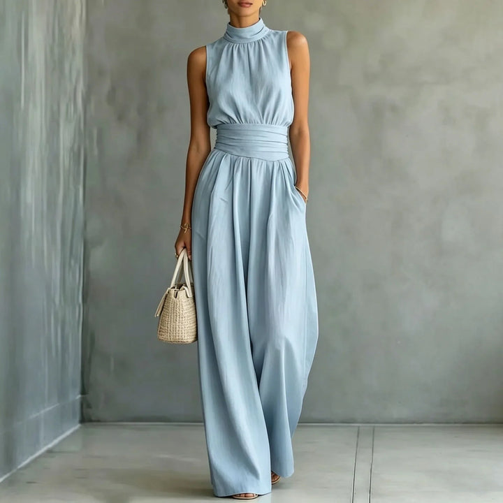 Kayla Sleeveless Wide Leg Jumpsuit