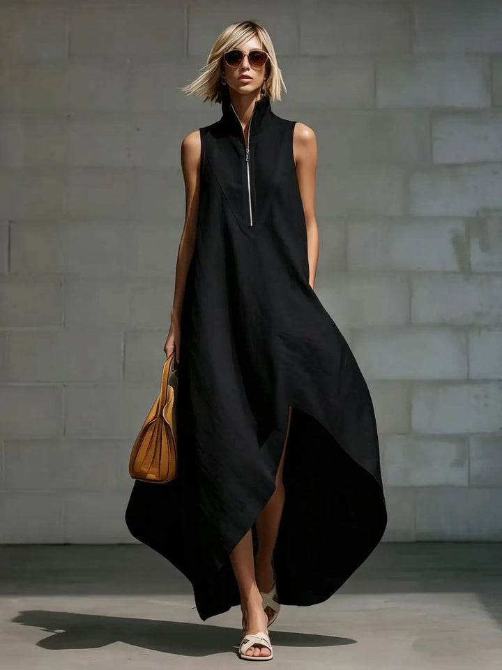 Virelle Sleeveless Relaxed Linen Maxi Dress
