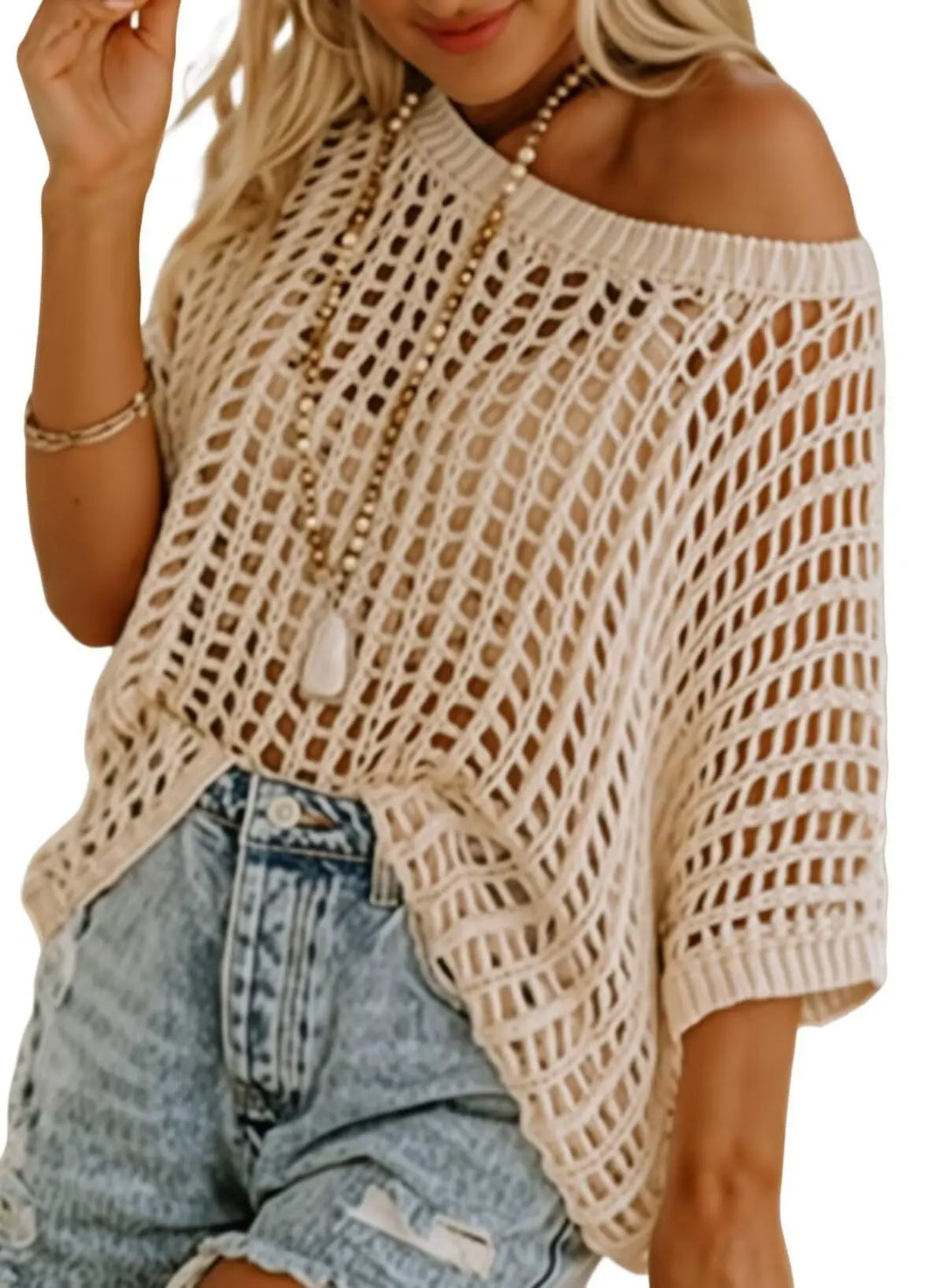 Faye Open Knit Sweater