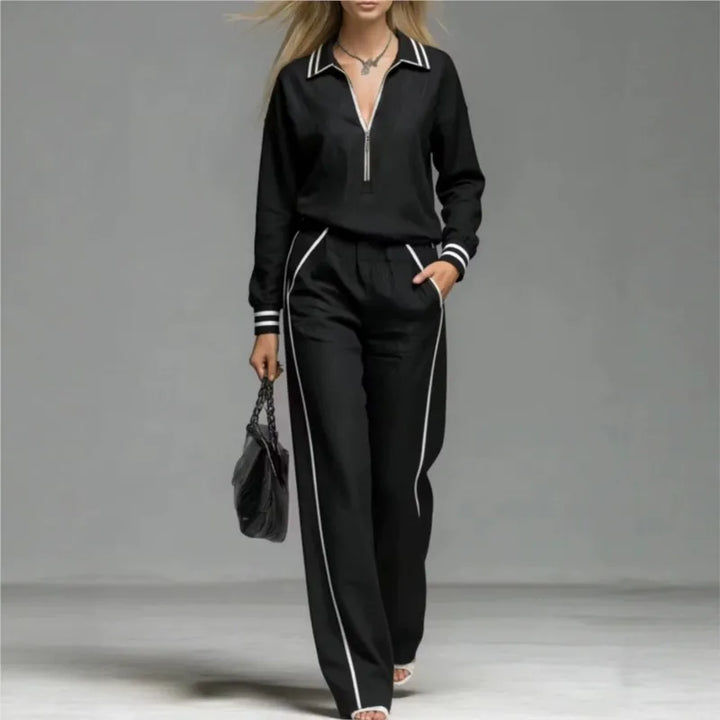 Marisol Half Zip Two Piece Set